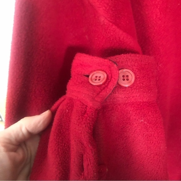 Fleece Button Down Utility Shirt Jacket Shacket Large - Picture 5 of 7